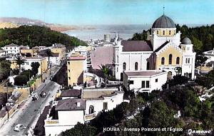 KOUBA - AVENUE POINCARE AVEC L'EGLISE